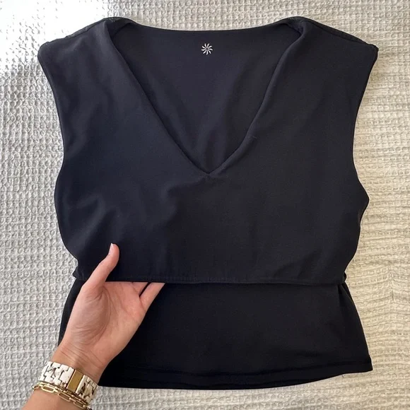 Athleta Black Transcend Crop Tank - Picture 9 of 14